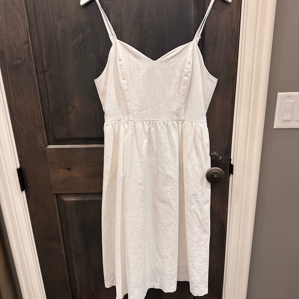 Moonriver White Spaghetti Strap Dress